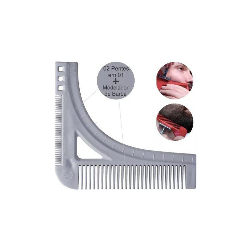 Pente Guia para Barba